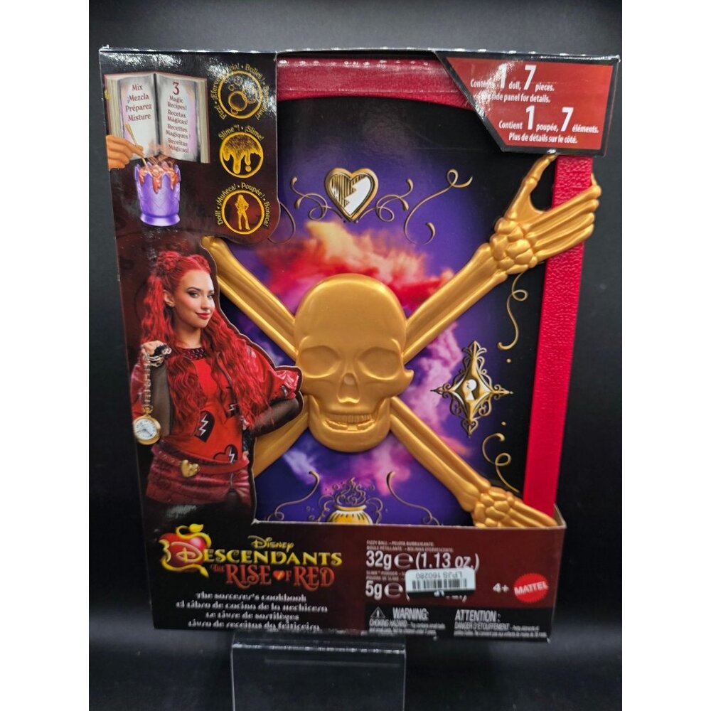Disney Descendants Rise Of Red Sorcerer’s Cookbook Doll Set With 7 Accessories